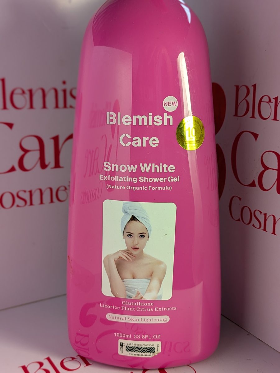 Snow White Exfoliating shower Gel