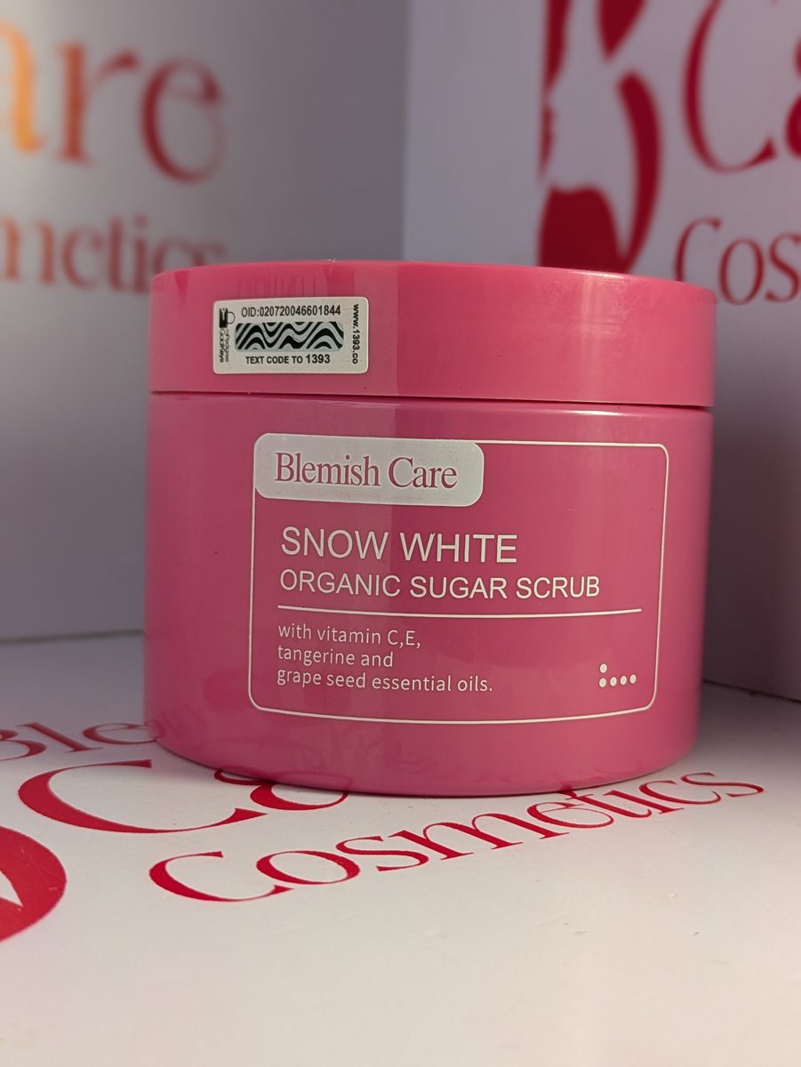 Snow White Organic Sugar Scrub